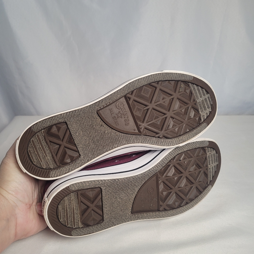 Converse Chuck Taylor Low Sneakers Burgundy Unisex Men 7 Women 9 - Picture 5 of 7